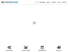 Tablet Screenshot of datadecides.com